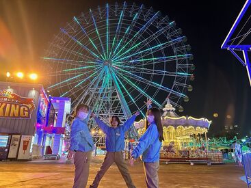 ＼笑顔でお客様をお出迎え／
乗降時やチケット受け取りなど…難しい仕事はナシ♪
一緒にわくわく楽しく過ごしましょう！