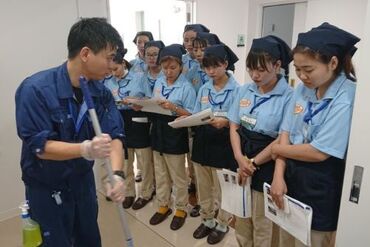 沖縄美装管理株式会社　※勤務地：北中城若松病院・若松苑 未経験スタートのスタッフ多数♪
事前の研修があるから安心スタート◎
フリーター、主婦、シニアさん、幅広い世代が活躍中です！