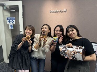 ≪自由度高め≫
オフィスワークデビュー歓迎☆・*
安心の研修あり♪
スタッフ同士仲が良く、
サポート体制も万全です!