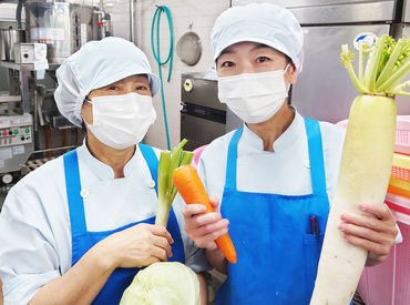 江戸川病院高砂分院（勤務地：葛飾区西水元） 料理をしたことがある方なら問題なくこなせる簡単作業がメイン♪
野菜のカットや下処理では
ムダのない食材の使い方も学べます!