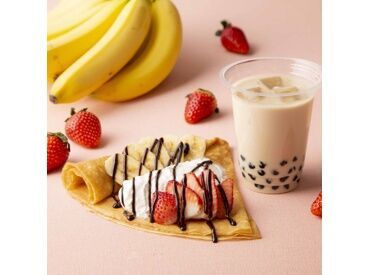 ディーズスイートマルシェ　ゆめタウン廿日市 目で見て楽しい、食べて美味しいクレープや
ソフトクリーム・タピオカなどのスイーツ♪*゜
一緒にお客様に幸せをお届けしよう◎