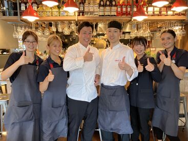 オービカ　モッツァレラバー　高輪店 ＼高校生・大学生も歓迎／
初バイトや飲食未経験の方もOKです！
