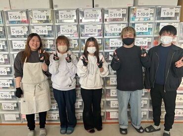 株式会社MCJ　export 服装＆髪型自由♪アニメ好き集まれ★
自分らしく楽しく働ける倉庫ワークです！

