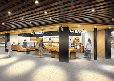 エーワンベーカリー　NAMBAなんなん店　【205】 今年の３月にオープンしたので、キレイな店内で気分もアガル◎
いつも笑顔でいっぱいの温かい雰囲気も魅力のひとつ◎