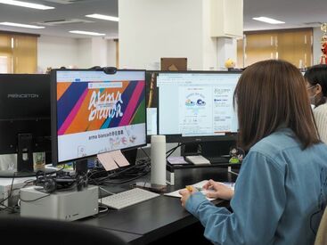 株式会社arma bianca -アルマビアンカ- ＼アニメ・漫画・ゲーム好き集まれ～★／
20～30代が活躍中!!
「今期の●●見た??」etc.
休憩中はアニメなどの話で盛り上がる♪