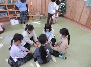 無資格＆未経験スタートOKです！
子どもたちが安全に楽しく過ごせるように
サポートをお願いします◎