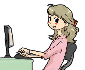 簡単なデータ入力をお任せします♪
事務未経験の方もご安心くださいね！