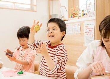 児童デイサービス きらりはーと 月寒 のびのびと子どもが成長できることを見守りながら、子ども達の「出来た！」をやりがいに業務を行なってます！
※イメージ画像