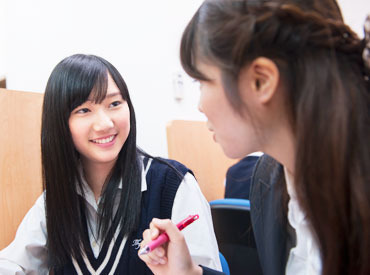 長期でお仕事できる方、歓迎！！
もちろん春期・夏期講習といった
季節限定の短期アルバイトもOK