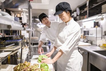 CINA 恵比寿本店 キッチンのお仕事が初めてでも大丈夫◎
充実した研修あり！テキストや動画でいつでも復習できるから安心です♪