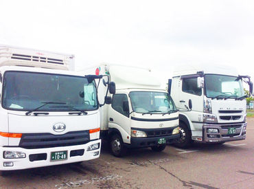 株式会社 萠運輸（勤務地　苫小牧市） 中型免許をお持ちの方なら運転可能◎
【転勤なし】【ルート配送】などうれしい＆働きやすい環境！
