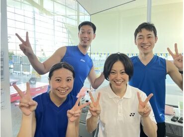 スポーツの経験や知識が無くてもOK！
未経験から多数活躍中！