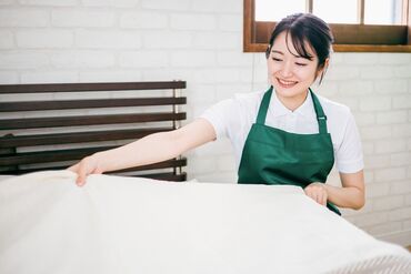 ※画像はイメージです。
ベットメイクやアメニティの補充など!
お家のお掃除感覚で◎
できることからおまかせします♪