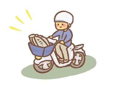 林新聞店 新聞配達未経験でも大丈夫！
伊賀市内のルート巡回なので
覚えるまで一緒に回ります♪