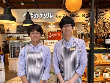 つばめグリル　アトレ恵比寿店 ≪駅近で通勤らくらく！≫
レンガ調のキレイな店内◎
メディアでも紹介される"ハンブルクステーキ"はヤミツキになるおいしさ♪