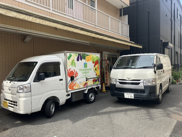 メディアでも紹介された
よこはまチーズケーキや季節のチーズケーキなどを配送！
画像にある車種を運転◎
