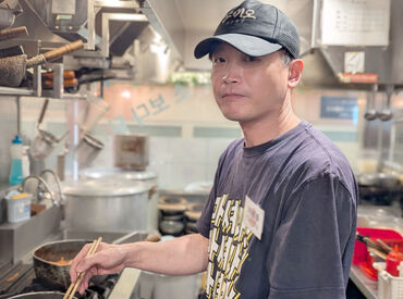 ★まかない無料★
ビビンバ、チキン、冷麺、スンドゥブetc.
人気の韓国料理が本格的な味で食べられます♪