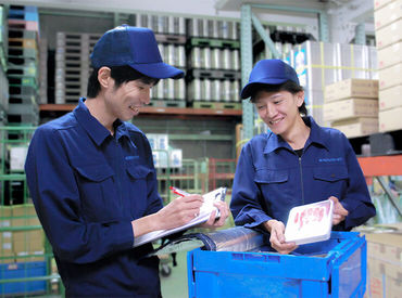 株式会社九州プレスサービス　福岡かすや物流センター 出荷していただく荷物は主に業務用食品で、
多くの商品は手で持つことのできるサイズです
例）パック詰めされた食品・調味料など