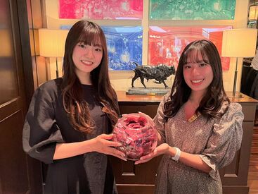 丁寧な研修サポートあり！経験者はもちろん「以前はファミレスで働いていました！」というスタッフまで幅広く活躍中です★