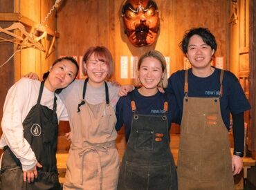 ★★友達応募も大歓迎★★
1食200円のまかない有り♪
"格安"でお財布にも優しい(笑)
近隣にも系列店舗多数♪