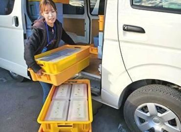 おいしいお弁当を各地にお届け！
ルートは事前に決められた道なので
迷うこともありません☆彡