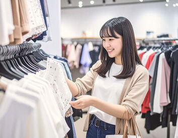 1～2週間毎に販売するブランドが入れ替わる！
常に新しいものが入ってくるので
わくわく・ドキドキの楽しいお仕事です♪