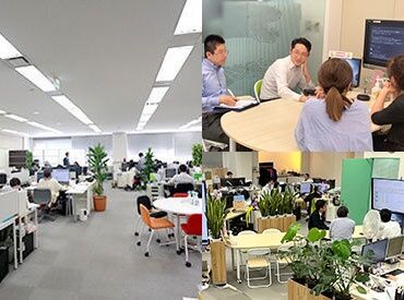 weave株式会社 2Fオフィスでは
メンバー同士で協力しながら
業務に取り組んでいます。