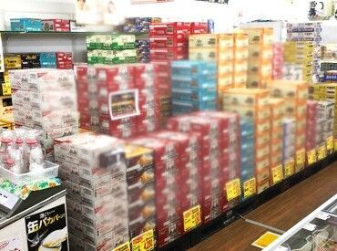 酒ゃビック 津南店 いろんなお酒が並んでいて楽しい♪
知識ゼロ・未経験スタートOK⇒正社員登用もあり★