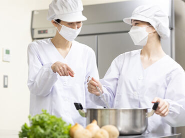 喫食者の"身内のつもり"でお食事の提供を行っています*
直接お礼を言われることも◎やりがいにも繋がります!
※写真はイメージ