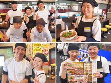 来来亭 飯田店 …あ、そうそう
写真は2枚とも別店舗の様子なんです！
来来亭はどの店舗も、こんな感じで
とっても賑やかな雰囲気が自慢の1つ！