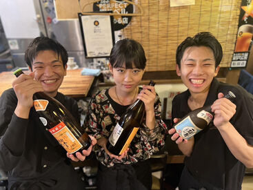 年代の近いスタッフ同士だから
友達のように何でも話せて、
ミスをしてしまっても前向きにフォロー♪