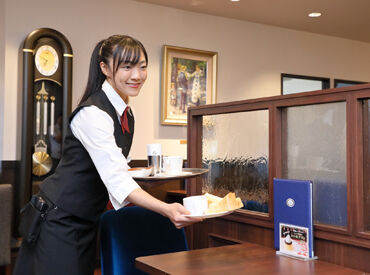 喫茶室ルノアール　歌舞伎座前店 週1・4h～OK！授業前後で短時間だけ入る学生さん、昼はバイト＆夜はバンド練習のフリーターさんなど様々在籍★