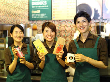 カフェミラノ　京成高砂駅店 憧れのカフェバイト、始めませんか？
コーヒーの種類や香りなど…
いろんな知識も身につきますよ♪