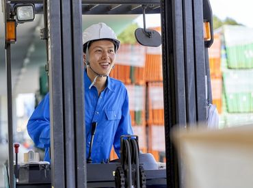 株式会社メイクスタッフ　※勤務地：埼玉県比企郡吉見町 フォークリフトのお仕事♪
未経験からスタートした方も
皆さん活躍しています☆
※イメージ画像