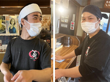 つけめん 真中 ＼ラーメン好き大・集・合!!!／
お財布にも嬉しい…まかないあり◎
真中のメニューが社員価格でお得に食べられる★