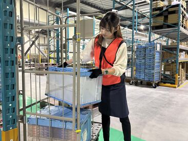 実は人気！目の前のことに集中できる、
裏方でのモクモク作業★
『接客は気疲れする…』という方にもオススメ！