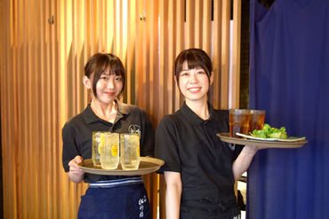 楽しく働くならオシャレも大事★ピアス/髪色/髪型自由◎お仕事終わりもみんなで仲良く一緒に帰っています♪ご飯にいくことも◎
