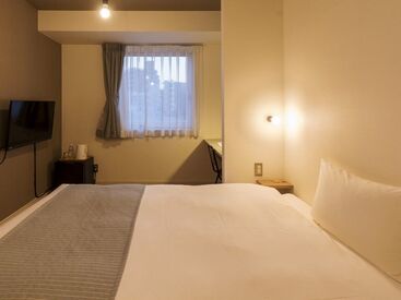 コンパクトでオシャレな雰囲気のホテル！勤務時間は日中のみで働きやすい♪