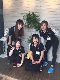 TAIYOU-Fitness&Relaxation-いすみ店 スタッフ同士も仲が良く、和気あいあいとした暖かい雰囲気の職場です♪わからないことは何でも聞いてくださいね◎