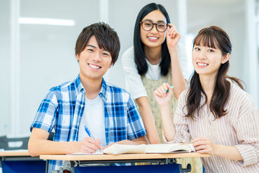 週1日・1コマからでOK!
教員資格や塾講師経験を活かしたい方、講師経験がない方も大歓迎です。
※写真はイメージ