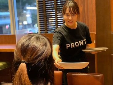 PRONTO（プロント） 渋谷店 ＼新しい仲間を大募集♪／
飲食・接客業が未経験の方も歓迎◎
先輩スタッフが丁寧にお教えします♪