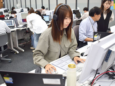 仕事中の小休憩も自由に取っていただいてOK★
休憩室も広くゆっくり休めます！