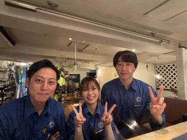 Blue Doors（ブルードアーズ） 本八幡店 先輩スタッフが仕事を丁寧に教えますので未経験でもOK☆
履歴書不要なのでまずは気軽にお話ししましょう！