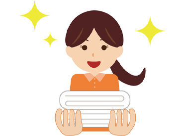 社会保険ありで
フルタイムの方も安心！
安定して働くことが出来るよう
福利厚生も整えています♪
腰を据えて働けますよ◎