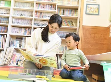 墨田区八広児童館〈株式会社小学館集英社プロダクション〉 こどもたちの成長を間近で感じられるお仕事！
自然と距離が縮まってきて
気づけば名前を呼んでくれるように…なんてことも★