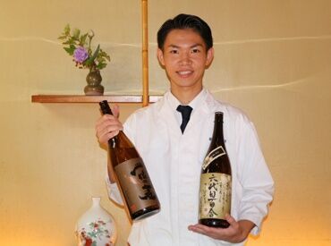 御曹司 きよやす邸 和牛や魚介類を使用した鉄板焼きや日本食！
大人な落ち着いた空間が職場になります。
背筋が伸びて綺麗な言葉遣いが身に付く♪