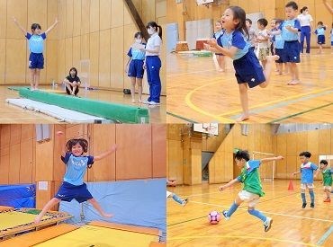 大阪土佐堀YMCA ウエルネスセンター 子どもたちの＼せんせーできた!／がやりがいに♪
可愛い子どもたちに癒されます◎
一緒に楽しみながらお仕事しましょう★