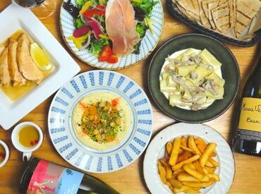 Boulevard -ブルバード- 世界各国のナチュラルワインやクラフトビール、
イタリアンを中心とした多国籍料理など
一緒に学べる方を募集しています！