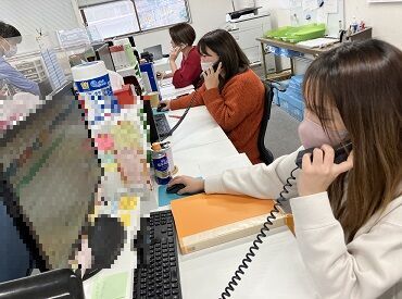 《人気のオフィスワーク》
入社後は丁寧に優しくフォロー◎
分からないことがあれば、何でも聞いてくださいね♪