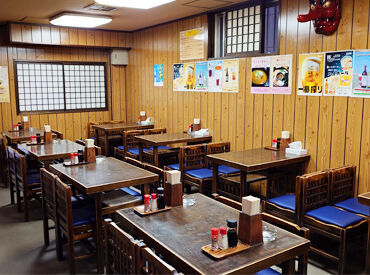 【未経験さんにも安心のお店】
アルバイトさんは＜調理作業・レジ作業なし！＞
ホールのお仕事に専念できるから安心◎